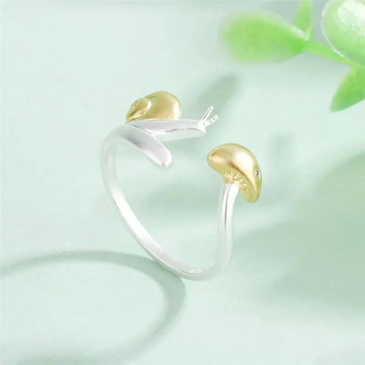 Sterling Snail Ring 🐌